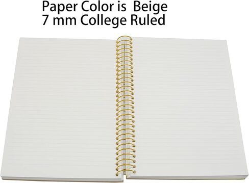 Yansanido Large Spiral Notebook, 5 Pcs B5 Thick Paper Hardcover 7mm College Ruled 5 Colors 150 Sheets -300 Pages Journals for Study, Work, Travel and Notes (5 Color) in Saudi Arabia