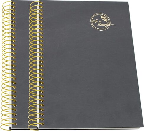 Yansanido Large Spiral Notebook, 5 Pcs B5 Thick Paper Hardcover 7mm College Ruled 5 Colors 150 Sheets -300 Pages Journals for Study, Work, Travel and Notes (5 Color) in Saudi Arabia