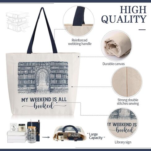 Set of 5 Book Lovers Gifts Teacher Appreciation Include 16oz Drinking Glass with Lid Straw Scented Candle Canvas Tote Bag A6 Journal with Ballpoint Pen for Christmas Student Reader(Green) in Saudi Arabia
