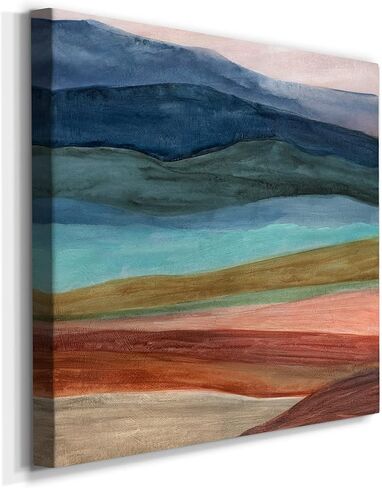 Renditions Gallery Modern Abstract Canvas Wall Art for Living Room,Close to The Edge I, Ready to Hang, 10'' x 10'' (AZS-WC25-44852-R-1010-SC) in Kuwait