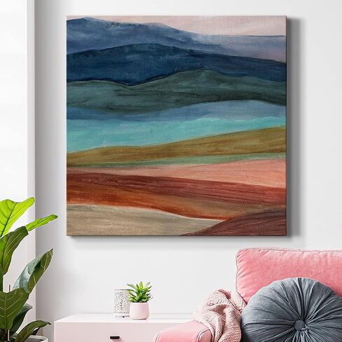 Renditions Gallery Modern Abstract Canvas Wall Art for Living Room,Close to The Edge I, Ready to Hang, 10'' x 10'' (AZS-WC25-44852-R-1010-SC) in Kuwait