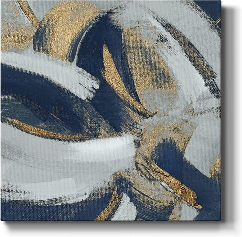 Renditions Gallery Modern Abstract Canvas Wall Art for Living Room,Close to The Edge I, Ready to Hang, 10'' x 10'' (AZS-WC25-44852-R-1010-SC) in Kuwait