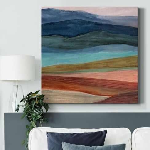 Renditions Gallery Modern Abstract Canvas Wall Art for Living Room,Close to The Edge I, Ready to Hang, 10'' x 10'' (AZS-WC25-44852-R-1010-SC) in Kuwait
