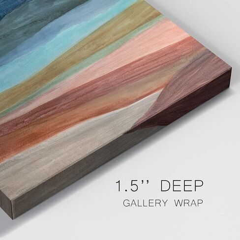 Renditions Gallery Modern Abstract Canvas Wall Art for Living Room,Close to The Edge I, Ready to Hang, 10'' x 10'' (AZS-WC25-44852-R-1010-SC) in Kuwait