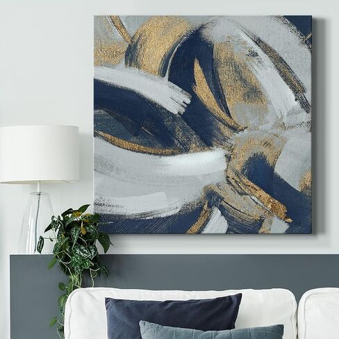 Renditions Gallery Modern Abstract Canvas Wall Art for Living Room,Close to The Edge I, Ready to Hang, 10'' x 10'' (AZS-WC25-44852-R-1010-SC) in Kuwait