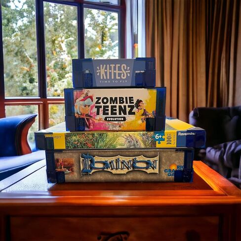 4 Pack: Repair & Protect Your Game & Puzzle Box. 4 sets fit 4 boxes.Clip over corners, reinforce box. Protect new boxes. Small, Med Large X Large set for a range of box heights. (Clear) in Saudi Arabia