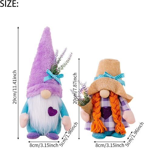 قطعتان من قطيفة التماثيل الأرجوانية الخزامى، ديكورات التماثيل الربيعية والصيفية للمنزل، صينية المطبخ المتدرجة ديكور تومتي، هدايا التماثيل المحشوة لعيد الحب للنساء، الحلي المصنوعة يدويًا وديكورات المنزل السويدية in Kuwait