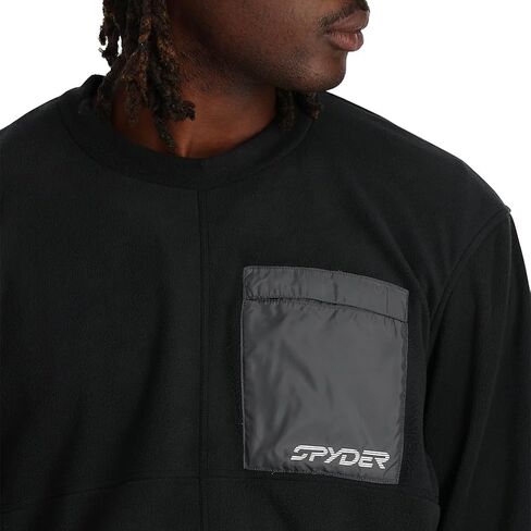 Spyder Men's Lounge Long Sleeve Crew Fleece Sweatshirt in Saudi Arabia