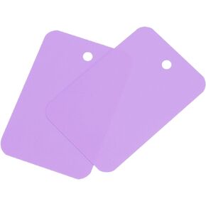 MECCANIXITY Waterproof Wires Plastic Shipping Tags,for Product Identification Tags,Valve Marking,Outdoor Tagging,1.95x3.51 inch Red 50Packs