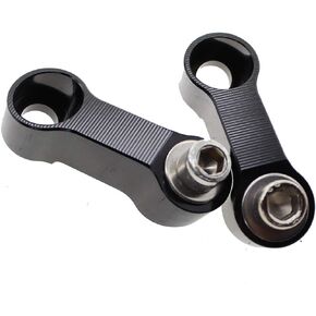8mm X 1.25mm Pitch Right+Right Threaded Motorcycle Bike Cruisers Scooters Mirror Mount Riser Extender Adaptor Adapter Aluminum Moto M8 Accessories