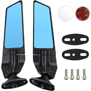 Modified Motorcycle Adjustable Rotating Side Mirror Wind Wing 2PCS Rearview Mirrors For Ducati 959 Panigale 2016 2019