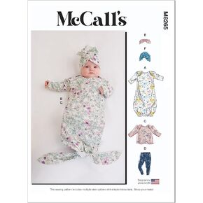 McCall's Baby Sportswear Sewing Pattern Kit, Multicolor