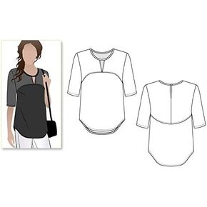 Style Arc Sewing Pattern - Dixie Woven Top (Sizes 04-16)