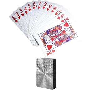 Playing Cards,Deck of Cards,Poker Set,Waterproof Playing Cards,Plastic Playing Cards for Different Types of Card Games for Parties,Traveling Going Out