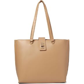 Anne Klein Large Tote with Enamel Turn Lock