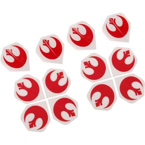 Yetaha 12PCS National Flags Dart Flights Flag of The United Kingdom, France, Germany, Australia, Canada, US, Brazil, Russia Pattern Flight Professional Darts Sport Accessory for Practise