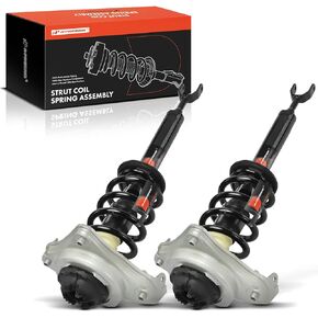 A-Premium Front Pair (2) Complete Strut and Coil Spring Assembly Compatible with Audi A6 2006-2011, A6 Quattro 2005-2011, 2.8L 3.0L 3.2L 4.2L