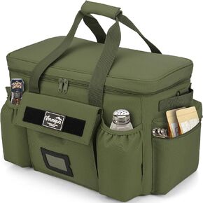 30L Large Soft Sided Cooler Bag, Insulated Collapsible Ice Chest for Camping, Beach, Leakproof