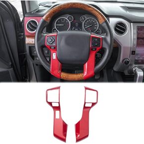 غطاء غطاء كروم من JDMCAR متوافق مع ملحقات Toyota Tacoma 2016-2023، Tundra 2014-2021 (أحمر، 3+3 فتحات) in Kuwait