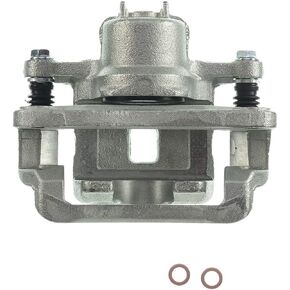 A-Premium Disc Brake Caliper Assembly with Bracket Compatible with Select Kia Models - Sorento 2003 2004 2005 2006, V6 3.5L - Rear Left Driver Side