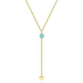 Gold Plated Adjustable Y Necklace