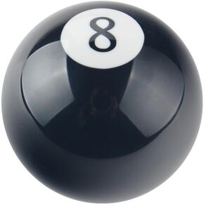 Dewhel 2 1/4" 8 Ball Billiard Round Trans Am Manual 5 6 Speed Gear Shift Lever Shifter Knob with M16 x 1.5 Insert Black Shaped For 1982-2002 Pontiac Firebird Chevy Chevrolet Camaro