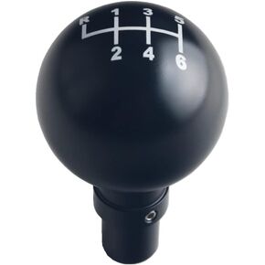 DEWHEL Heavy Weight Manual Shift Knob W/Adapter 6 Speed Gate Pattern Aluminum Compatible with MK7 GTI Golf R