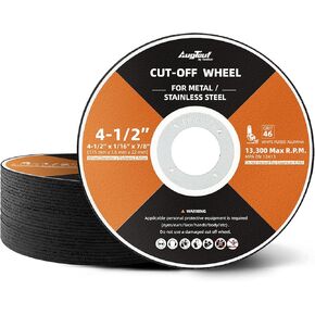 Augtouf 25 Pack Cut Off Wheel, 4 1/2'' Angle Grinder Thin Cutting Wheels for Metal & Stainless Steel 4.5"x1/16"x7/8" in Kuwait