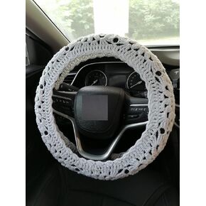 YDM Flower Steering Wheel Cover, Steering Wheel Cover,Best Car Accessories,Women Car Accessories,Crochet Car Accessories (A Wheel Cover)