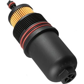 Oil Filter Cap Cover Compatible With 2017-2019 Ford Fusion & 2015-2021 F150 2.7L V6 Bronco Edge Explorer, 2016-2022 Lincoln Aviator Continental MKX MKZ, Replace#FT4Z6A832C FT4Z-6A832-C