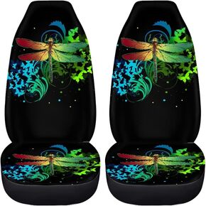 BIGCARJOB Customized Funny Universal Fit Auto Drive Car Seat Covers Durable Personality Saddle Blanket Put Your Image Here, 2Packs