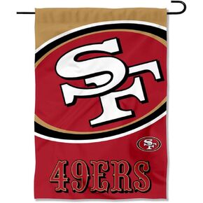San Francisco 49ers Large Logo Double Sided Garden Banner Flag