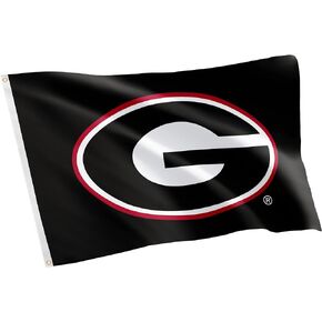 Desert Cactus University of Georgia Flag Bulldogs UGA Dawgs Flags Banners 100% Polyester Indoor Outdoor 3x5 (Design 2)