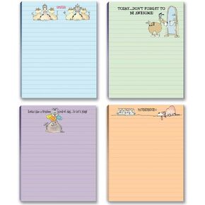 Funny Dog Theme Pads - 4 Assorted Note Pads