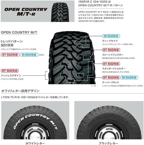 Toyo Tires Open Country M/T Mud-Terrain - 37 x 1350R20 127Q in Saudi Arabia
