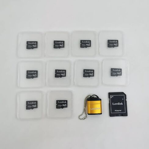 بطاقة Micro SD بسعة 8 جيجابايت U1 بسعر الجملة من المصنع، حزمة مكونة من 10 بطاقات MicroSD بكميات كبيرة مع محول SD من إنتاج مرخص له معتمد (8 جيجابايت) in Kuwait