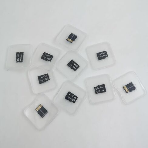 بطاقة Micro SD بسعة 8 جيجابايت U1 بسعر الجملة من المصنع، حزمة مكونة من 10 بطاقات MicroSD بكميات كبيرة مع محول SD من إنتاج مرخص له معتمد (8 جيجابايت) in Kuwait