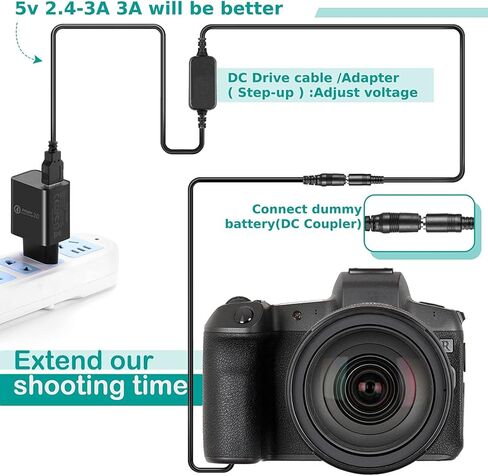 Raeisusp USB كابل DCC8 + DMW-DCC8 BLC12 BLC12E الدمية البطارية ل lumix GH2 GH2K GH2S G80 G81 G85 FZ1000 FZ300 FZ200 G6 G7 G5 DC-G90 DC-G91 DC-G95 DC-G99 in Kuwait