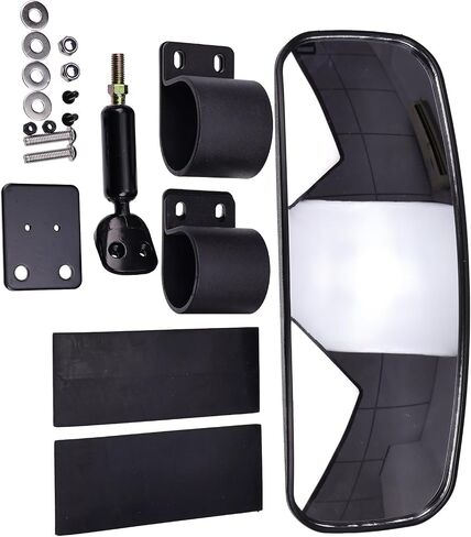 UTV Rear View Center Mirror Convex Compatible for Honda 1.75"-2" Talon Compatible for Yamaha Kawasaki Mule in Saudi Arabia