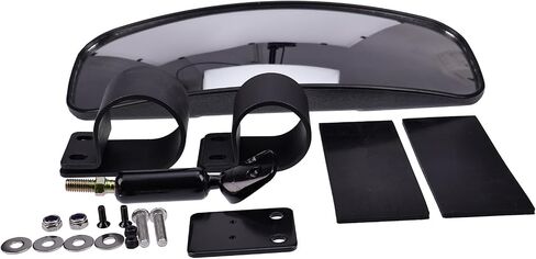 UTV Rear View Center Mirror Convex Compatible for Honda 1.75"-2" Talon Compatible for Yamaha Kawasaki Mule in Saudi Arabia