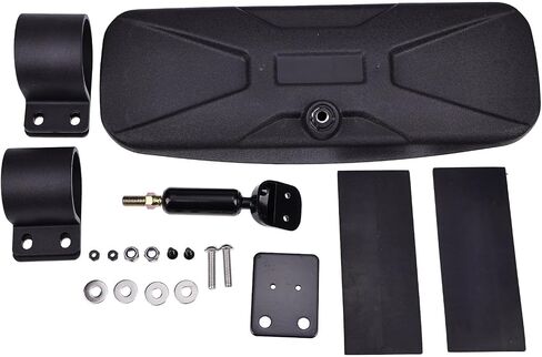 UTV Rear View Center Mirror Convex Compatible for Honda 1.75"-2" Talon Compatible for Yamaha Kawasaki Mule in Saudi Arabia