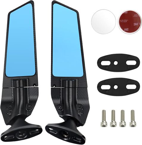 Modified Motorcycle Adjustable Rotating Side Mirror Wind Wing 2PCS Rearview Mirrors For Ducati 959 Panigale 2016 2019 in Saudi Arabia