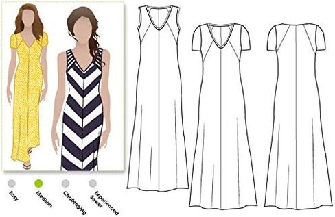 Style Arc Sewing Pattern - Jacinta Knit Dress (Sizes 04-16) in Saudi Arabia