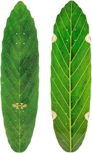 هابيتات سطح لوح التزلج بخطوط أوراق الشجر أخضر 8.75 بوصة in Kuwait