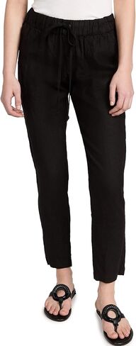 سروال نسائي من الكتان سهل الارتداء من Enza Costa in Kuwait