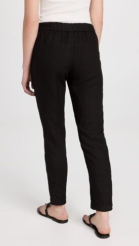 سروال نسائي من الكتان سهل الارتداء من Enza Costa in Kuwait