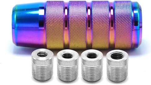 Amazing AUTO (Black) Stick Racing JDM Manual Gear Shift Knobs for Fit Compatible with Mazda Tacoma STi Nismo 2004 Honda Accord Subaru Focus ST Miata Toyota Adapters Included in Kuwait