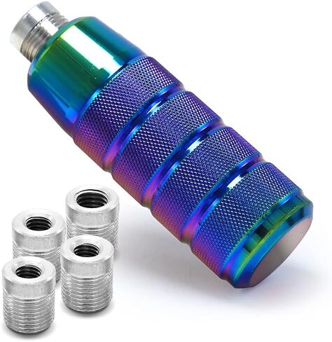 Amazing AUTO (Black) Stick Racing JDM Manual Gear Shift Knobs for Fit Compatible with Mazda Tacoma STi Nismo 2004 Honda Accord Subaru Focus ST Miata Toyota Adapters Included in Kuwait