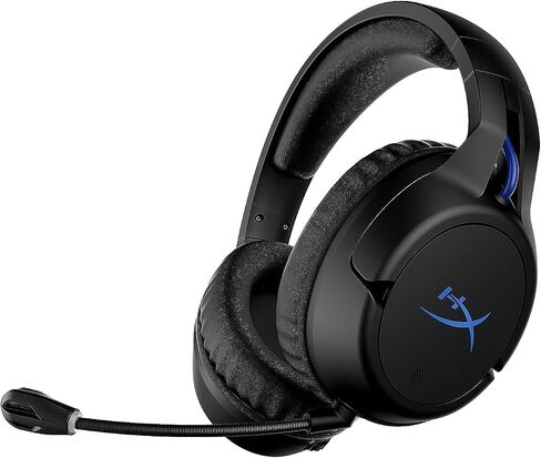 HyperX Cloud Flight – Wireless Gaming Headset for PS5 and PS4, Up to 30-hour battery, Memory foam ear cushions and premium leatherette, Noise-Cancelling Microphone with LED Mic Mute (Renewed) in Saudi Arabia