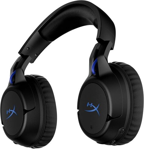 HyperX Cloud Flight – Wireless Gaming Headset for PS5 and PS4, Up to 30-hour battery, Memory foam ear cushions and premium leatherette, Noise-Cancelling Microphone with LED Mic Mute (Renewed) in Saudi Arabia